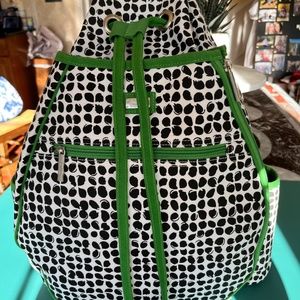New! Ame & Lulu Canvas Tennis Bag
